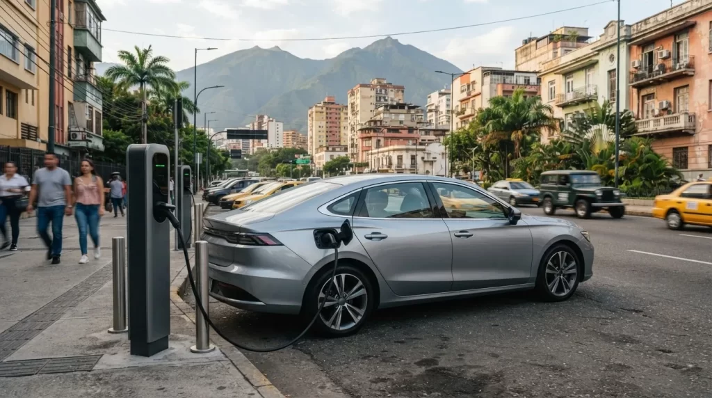 Dónde cargar un carro eléctrico en Venezuela 2026