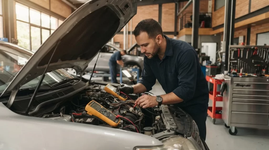 Sistema eléctrico del carro (electroauto) 2026: fallas comunes y cómo detectarlas